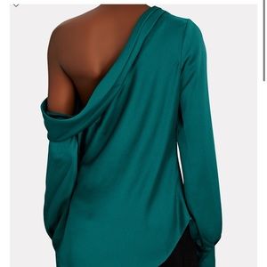 COPY - Jonathan Simkhai Alice Satin One Shoulder blouse